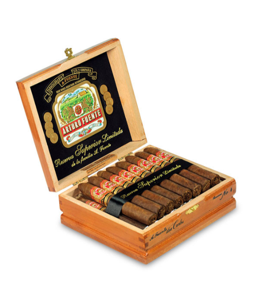 Arturo Fuente Don Carlos No.4 Cigar Box of 25 close-up from AuCigars, premium Cuban cigar