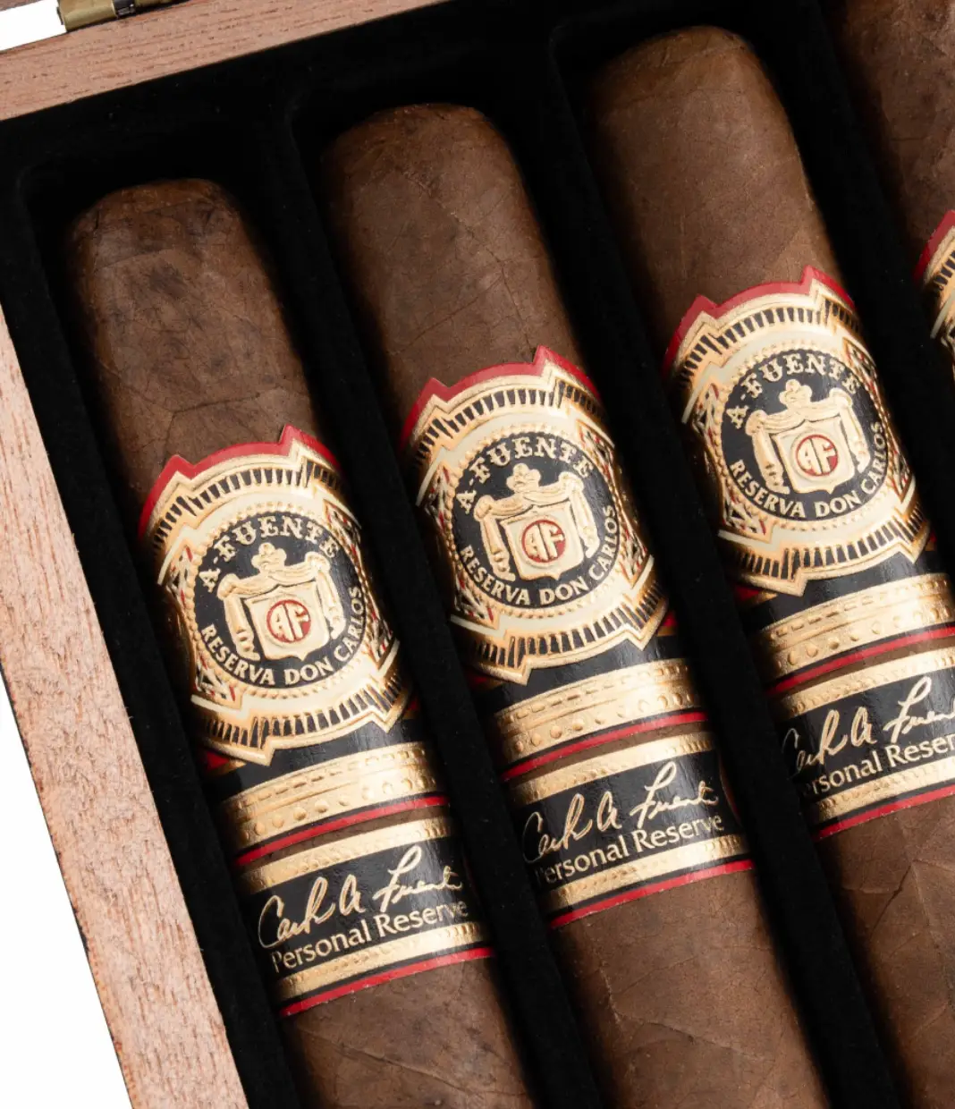 Arturo Fuente Don Carlos Personal Reserve Cigar Box View 2 from AuCigars, premium Cuban cigar