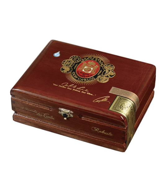 Arturo Fuente Don Carlos Robusto (25 Pack) Cigar Box View 2 from AuCigars, premium Cuban cigar