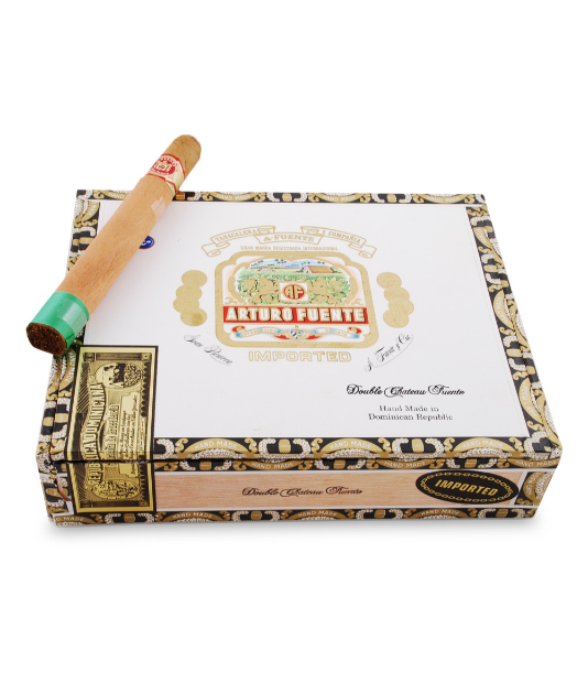 Arturo Fuente Double Chateau Fuente Cigar Box View 2 from AuCigars, premium Cuban cigar