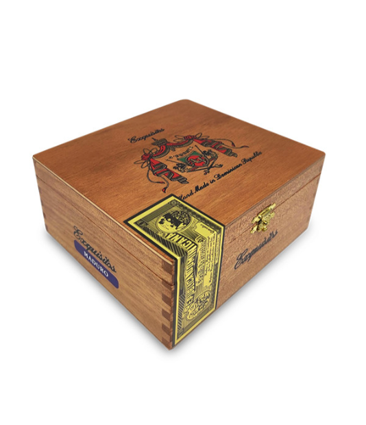 Arturo Fuente Exquisitos Maduro Cigar Box View 2 from AuCigars, premium Cuban cigar