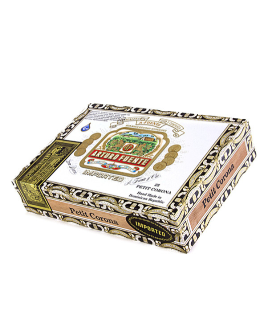 Arturo Fuente Gran Reserva Petit Corona Cigar Box View 2 from AuCigars, premium Cuban cigar