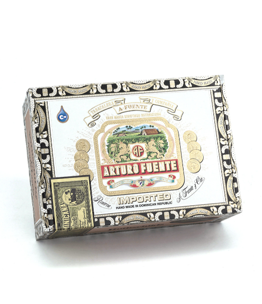 Arturo Fuente Gran Reserva Rothschilds Cigar Box View 2 from AuCigars, premium Cuban cigar