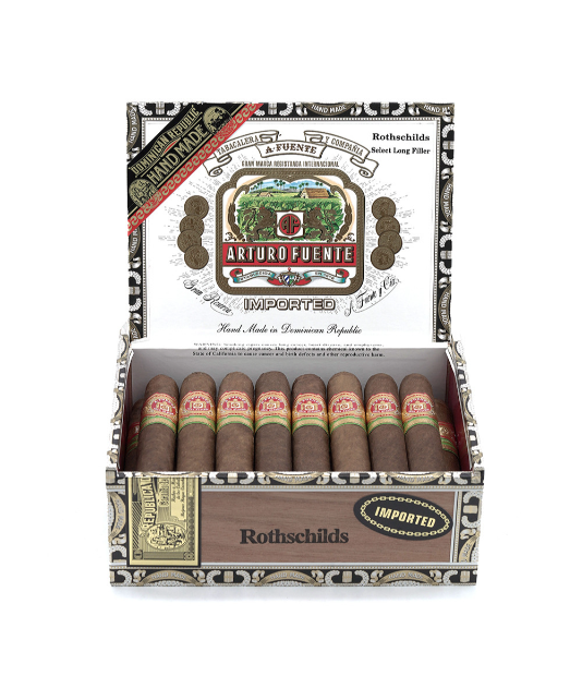 Arturo Fuente Gran Reserva Rothschilds Cigar Box View 4 from AuCigars, premium Cuban cigar