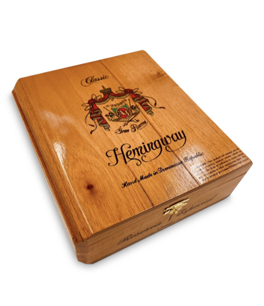 Arturo Fuente Hemingway Classic Cigar Box View 2 from AuCigars, premium Cuban cigar