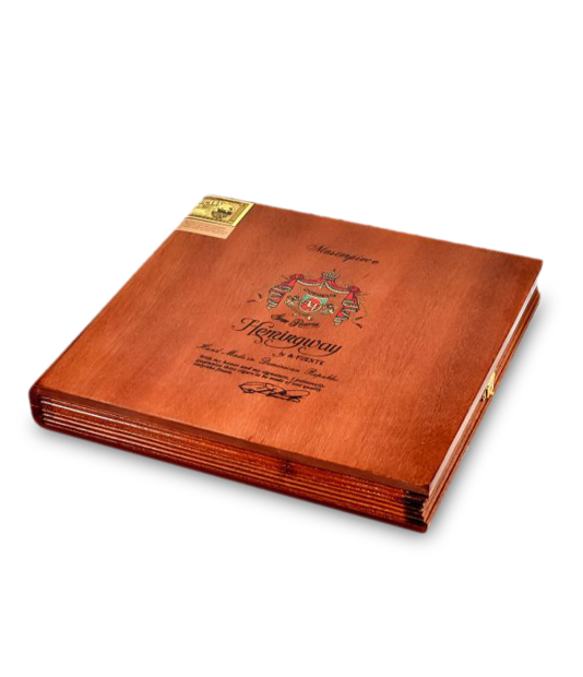 Arturo Fuente Hemingway Masterpiece Cigar Box View 2 from AuCigars, premium Cuban cigar