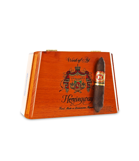 Arturo Fuente Hemingway Work of Art Maduro Cigar Box View 2 from AuCigars, premium Cuban cigar