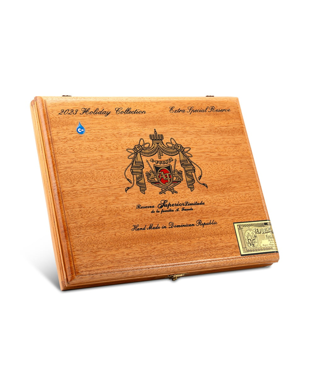 Arturo Fuente Holiday Collection Sampler 2023 Cigar Box View 3 from AuCigars, premium Cuban cigar