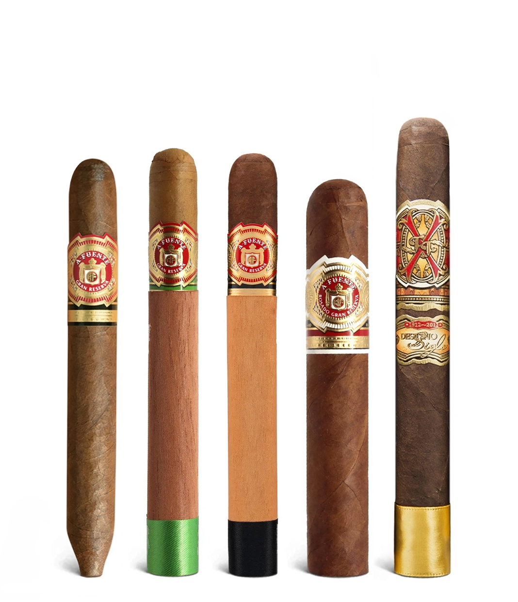 Arturo Fuente Holiday Collection Sampler 2023 Cigar close-up from AuCigars, premium Cuban cigar