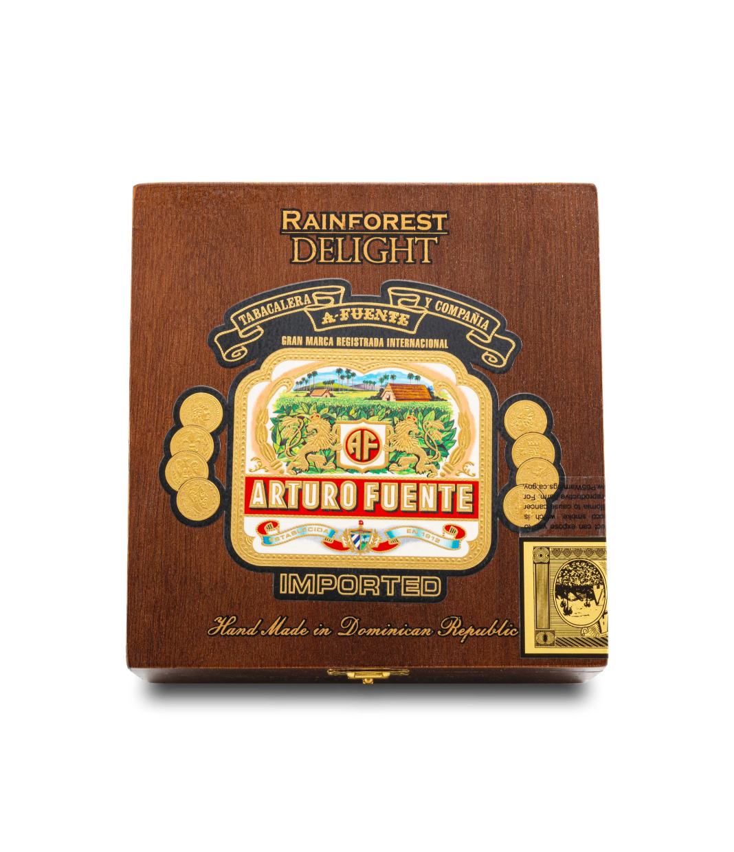 Arturo Fuente Rainforest Delight Cigar Box View 4 from AuCigars, premium Cuban cigar