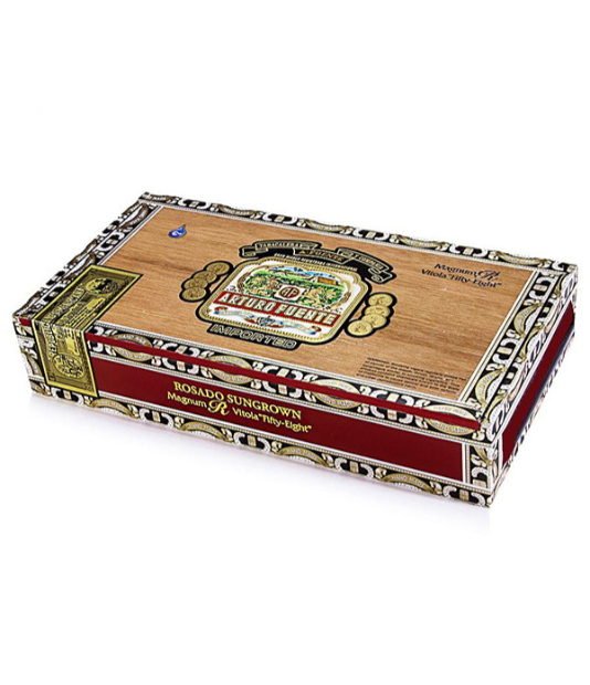 Arturo Fuente Rosado Magnum R 58 Cigar Box View 2 from AuCigars, premium Cuban cigar