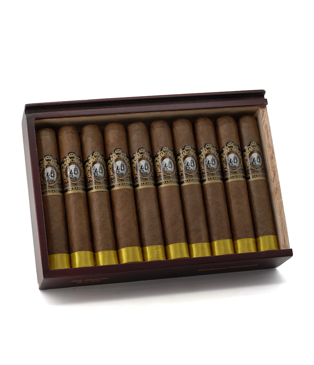 Casa Nicaragua 1492 Jerez Legacy Gordo Cigar Box of 20 close-up from AuCigars, premium Cuban cigar