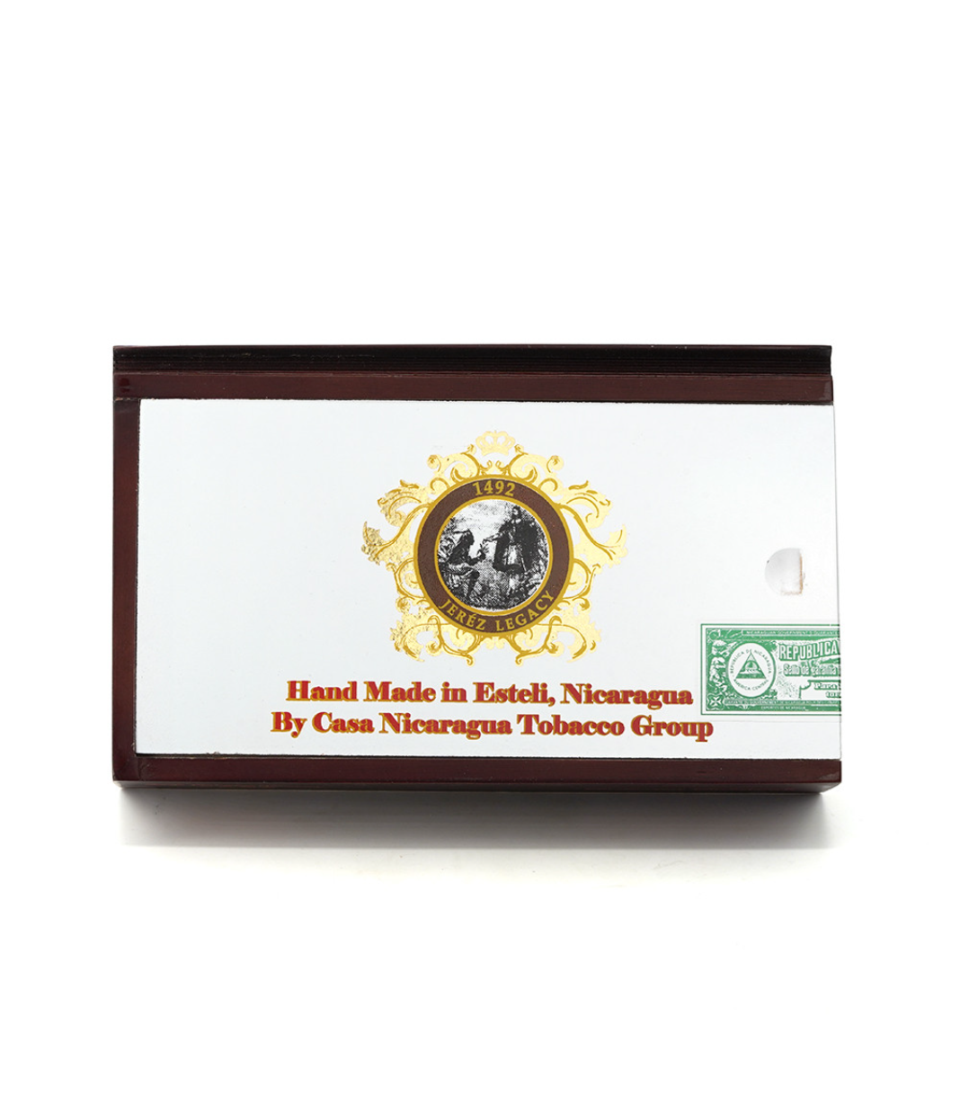 Casa Nicaragua 1492 Jerez Legacy Petit Toro Cigar Box View 4 from AuCigars, premium Cuban cigar