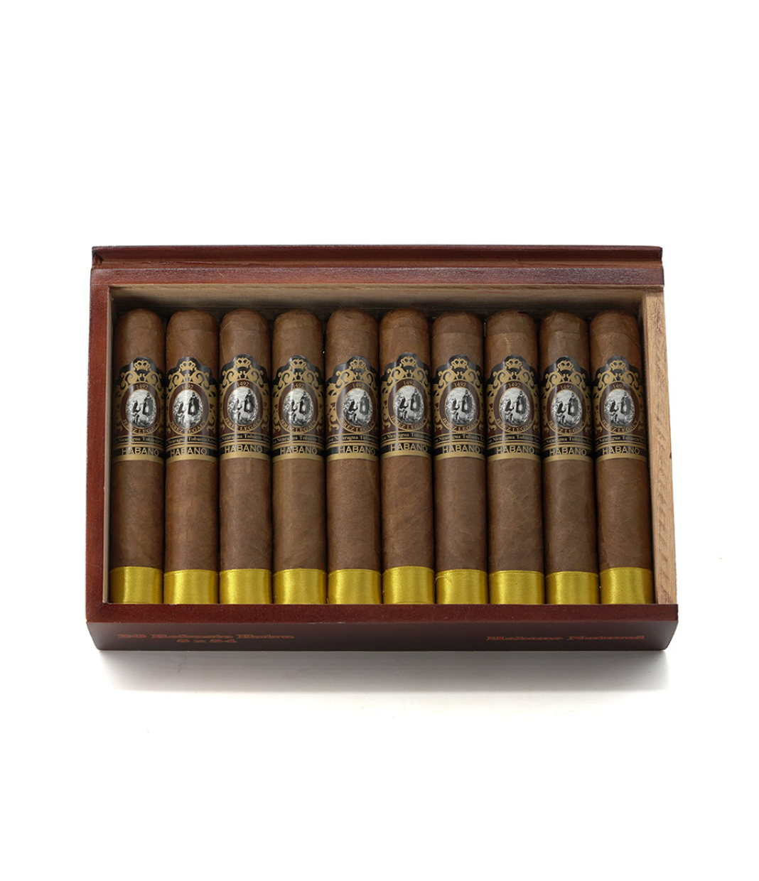 Casa Nicaragua 1492 Jerez Legacy Robusto Extra Cigar Box View 2 from AuCigars, premium Cuban cigar