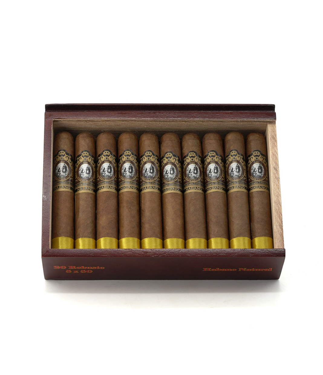 Casa Nicaragua 1492 Jerez Legacy Robusto Cigar Box View 2 from AuCigars, premium Cuban cigar