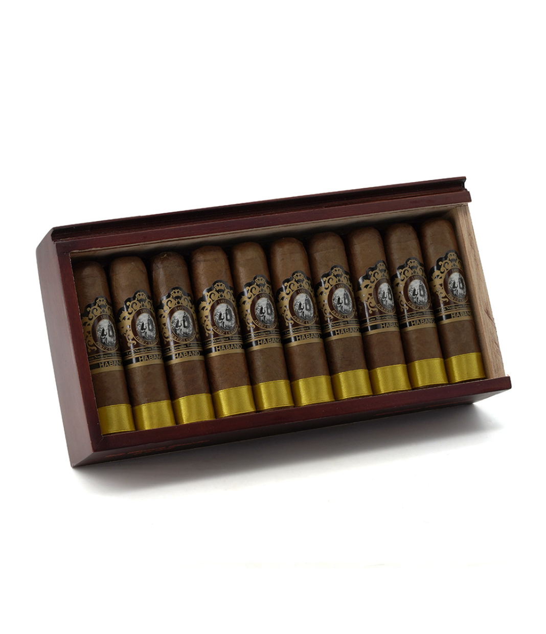 Casa Nicaragua 1492 Jerez Legacy Short Gordo Cigar Box of 20 close-up from AuCigars, premium Cuban cigar