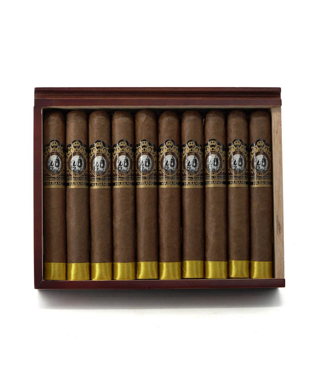 Casa Nicaragua 1492 Jerez Legacy Toro Cigar Box View 2 from AuCigars, premium Cuban cigar