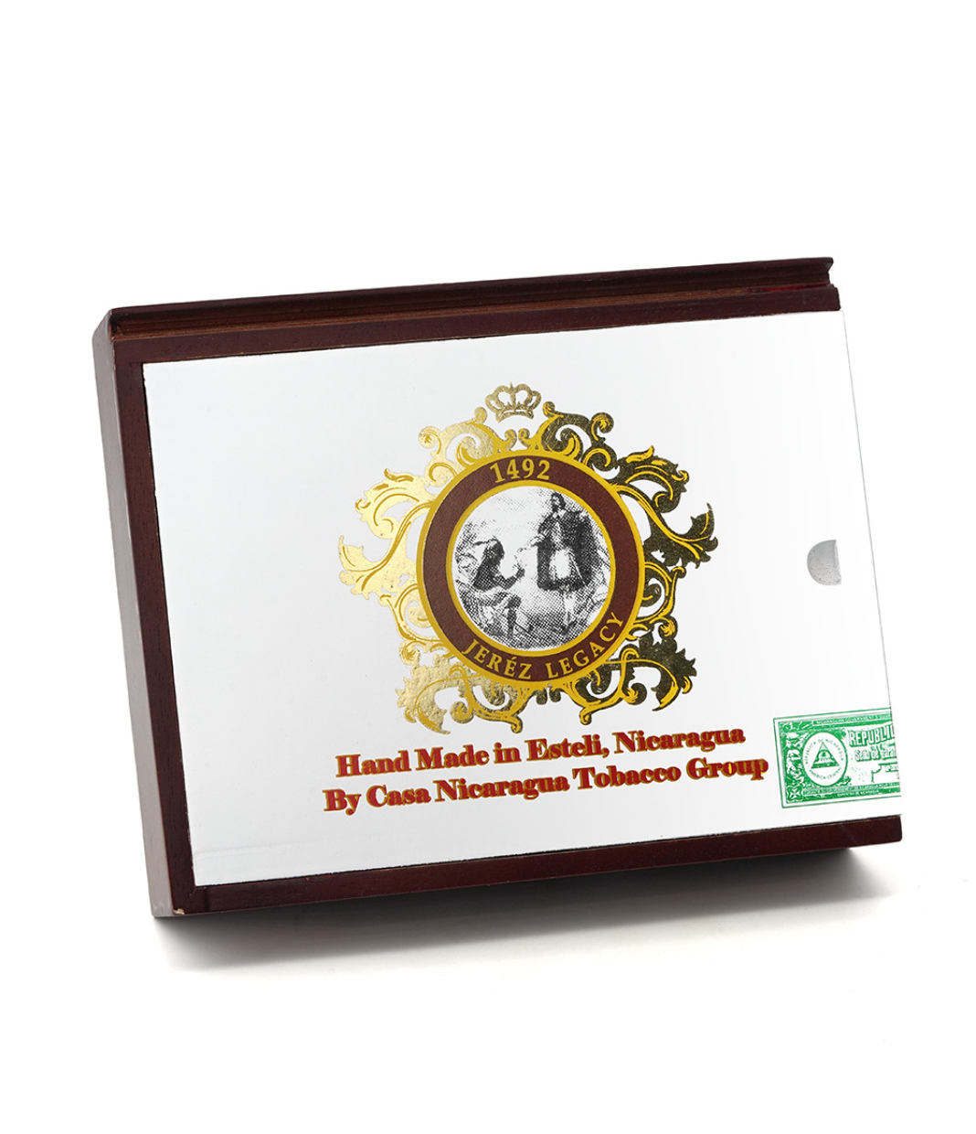 Casa Nicaragua 1492 Jerez Legacy Torpedo Cigar Box View 3 from AuCigars, premium Cuban cigar