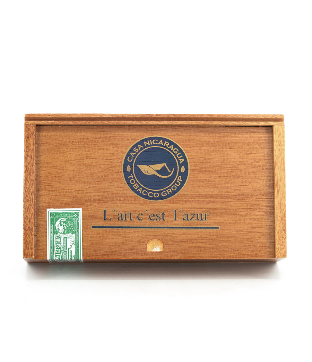 Casa Nicaragua Azul Petit Toro Cigar Box View 4 from AuCigars, premium Cuban cigar