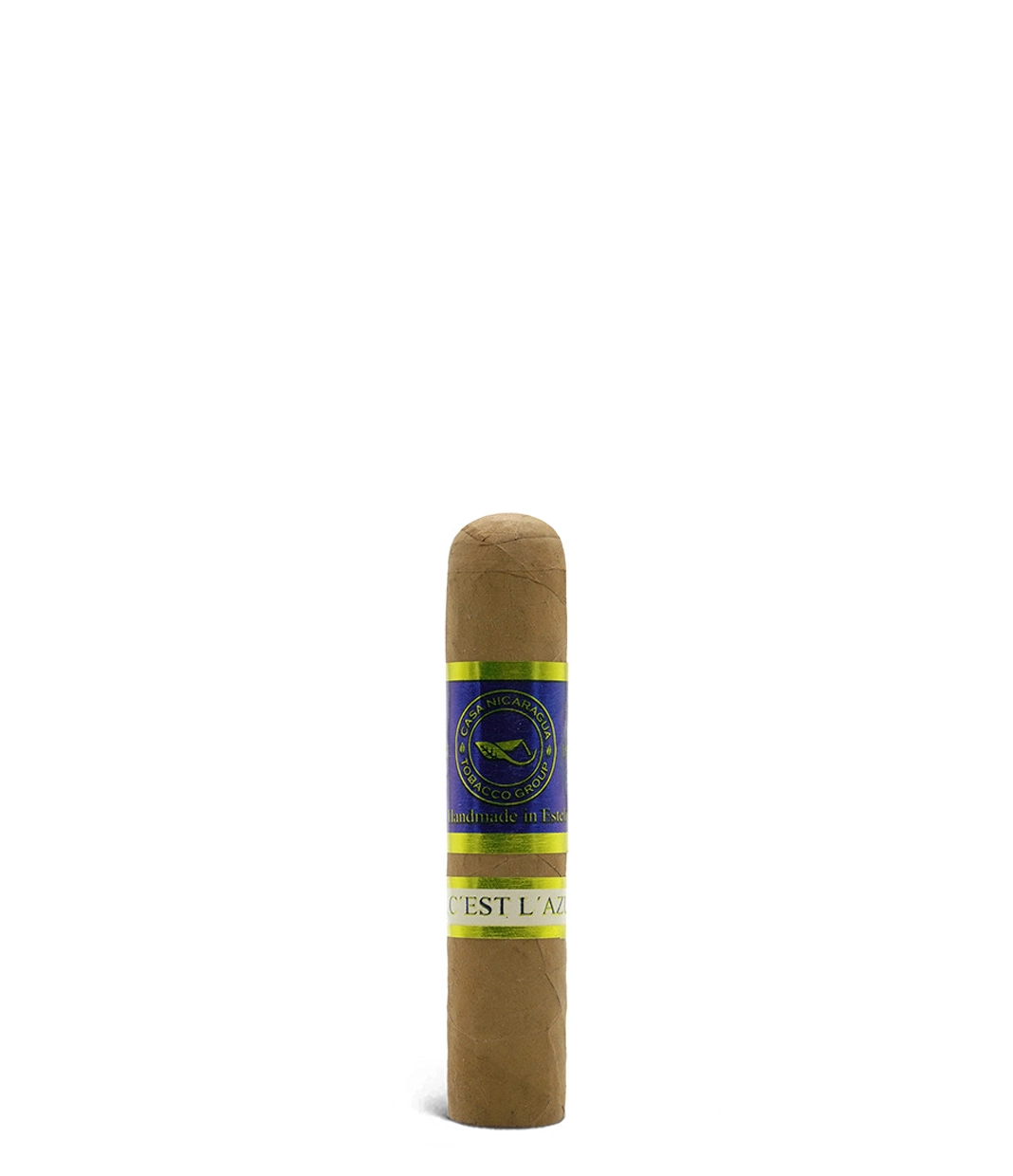 Casa Nicaragua Azul Petit Toro Cigar close-up from AuCigars, premium Cuban cigar