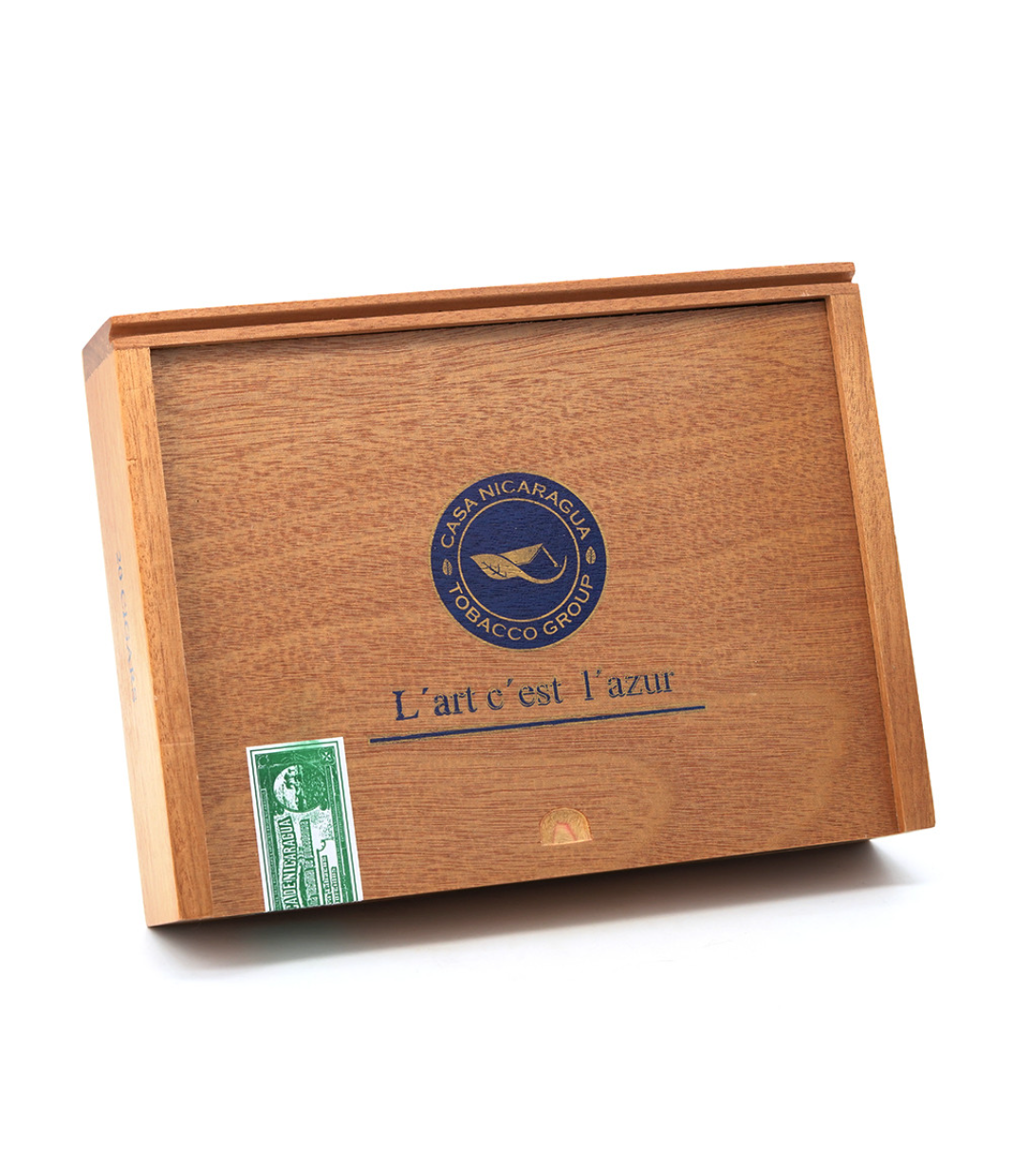 Casa Nicaragua Azul Sublime Cigar Box View 3 from AuCigars, premium Cuban cigar