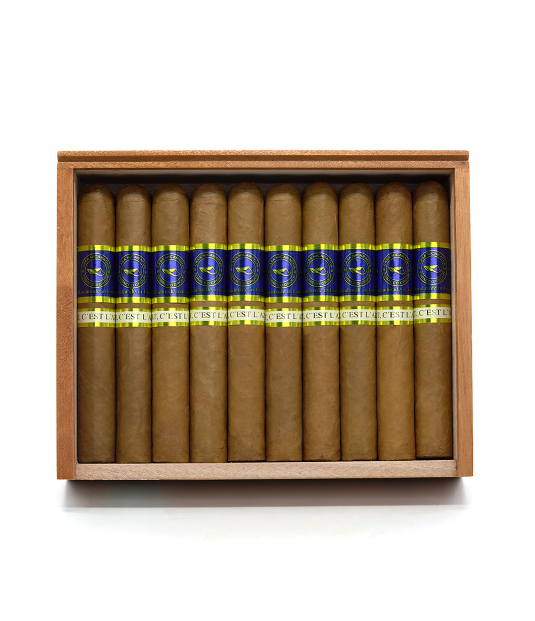 Casa Nicaragua Azul Toro Cigar Box View 2 from AuCigars, premium Cuban cigar