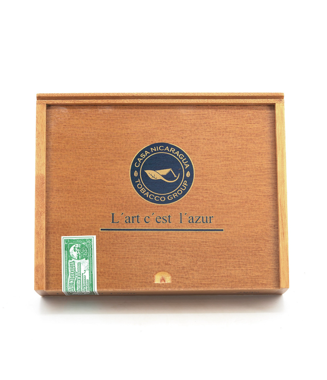 Casa Nicaragua Azul Toro Cigar Box View 4 from AuCigars, premium Cuban cigar