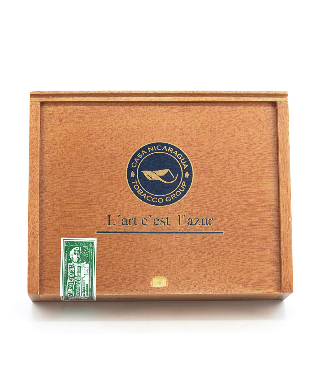 Casa Nicaragua Azul Torpedo Cigar Box View 4 from AuCigars, premium Cuban cigar