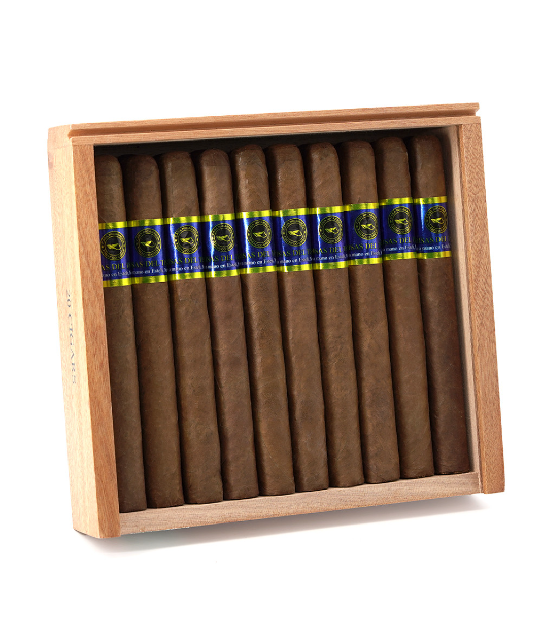 Casa Nicaragua Brisas Del Tisey Churchill Cigar Box of 20 close-up from AuCigars, premium Cuban cigar