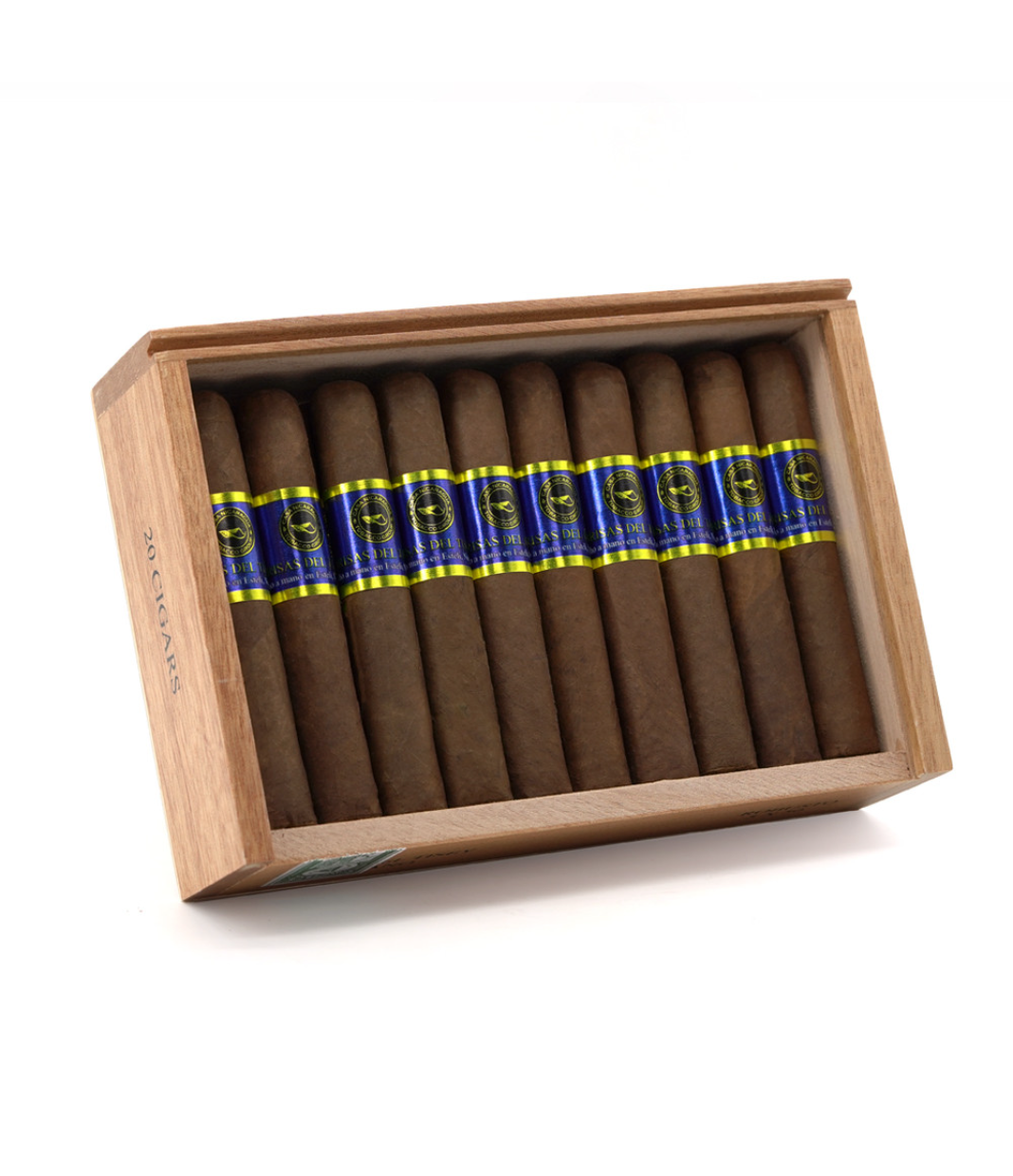 Casa Nicaragua Brisas Del Tisey Robusto Cigar Box of 20 close-up from AuCigars, premium Cuban cigar