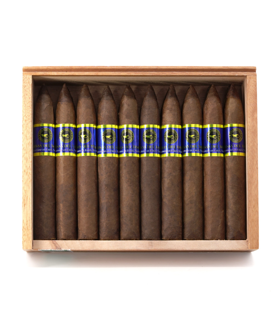 Casa Nicaragua Brisas Del Tisey Torpedo Cigar Box View 2 from AuCigars, premium Cuban cigar