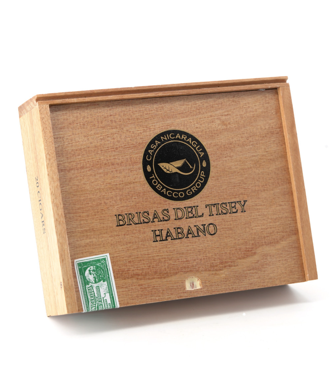 Casa Nicaragua Brisas Del Tisey Torpedo Cigar Box View 3 from AuCigars, premium Cuban cigar