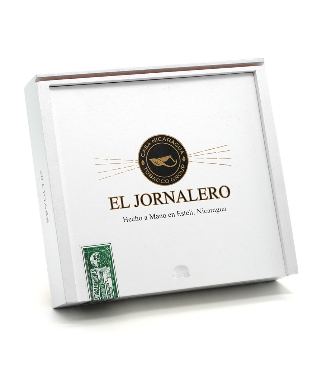 Casa Nicaragua El Jornalero Churchill Cigar Box View 3 from AuCigars, premium Cuban cigar