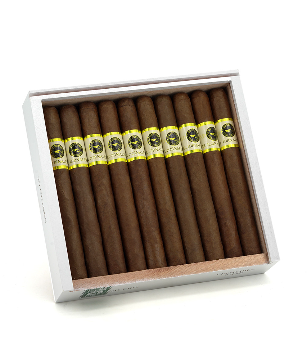 Casa Nicaragua El Jornalero Churchill Cigar Box of 20 close-up from AuCigars, premium Cuban cigar