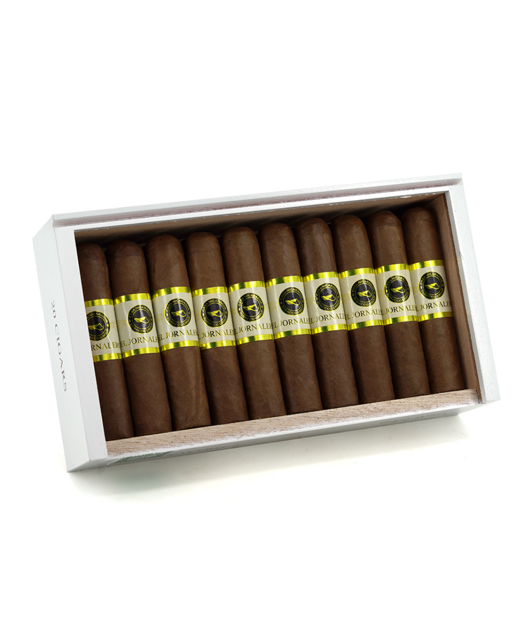 Casa Nicaragua El Jornalero Petit Toro Cigar Box of 20 close-up from AuCigars, premium Cuban cigar