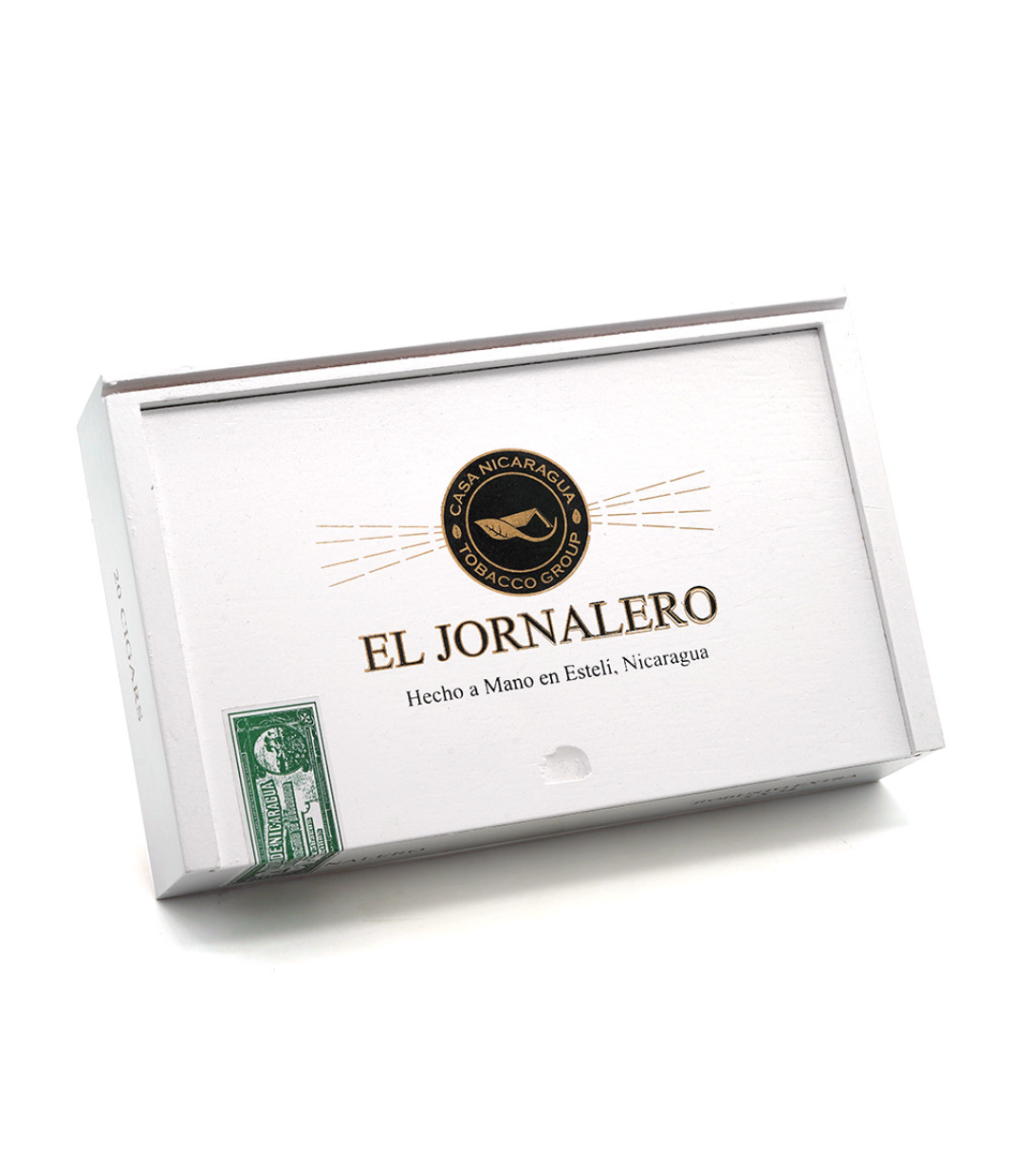 Casa Nicaragua El Jornalero Robusto Extra Cigar Box View 3 from AuCigars, premium Cuban cigar