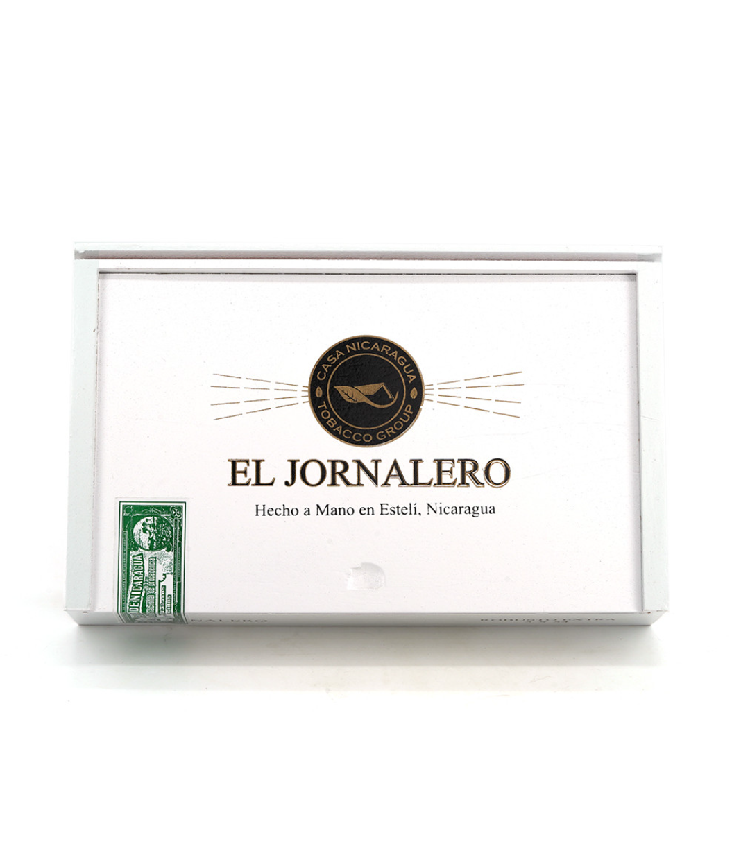 Casa Nicaragua El Jornalero Robusto Extra Cigar Box View 4 from AuCigars, premium Cuban cigar