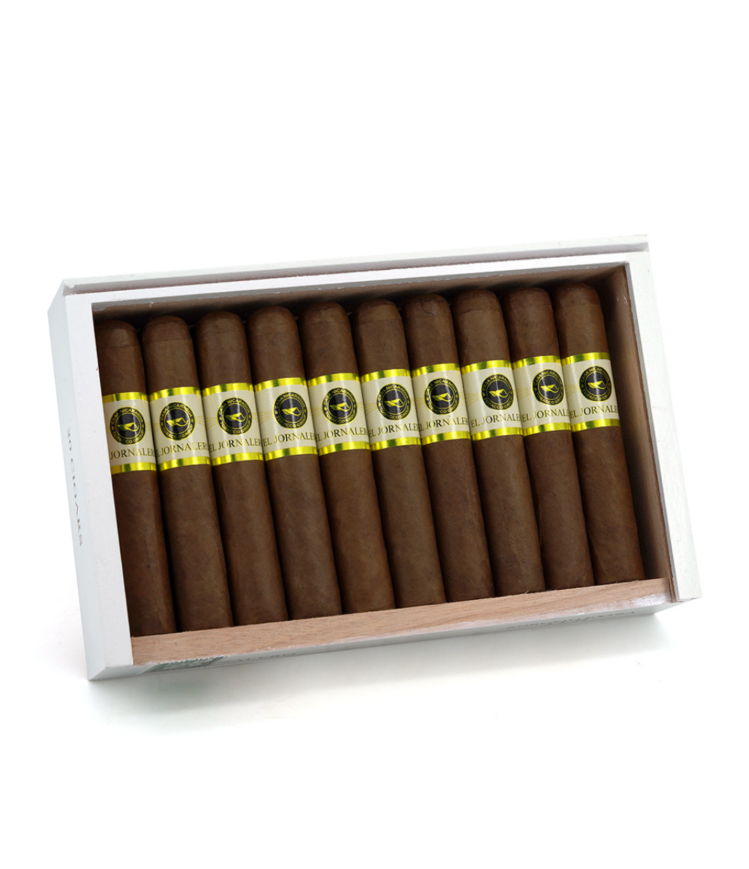 Casa Nicaragua El Jornalero Robusto Extra Cigar Box of 20 close-up from AuCigars, premium Cuban cigar