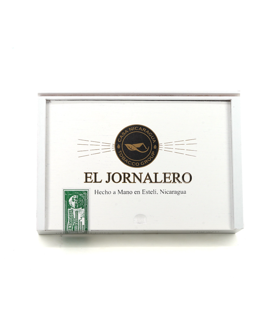 Casa Nicaragua El Jornalero Robusto Cigar Box View 4 from AuCigars, premium Cuban cigar