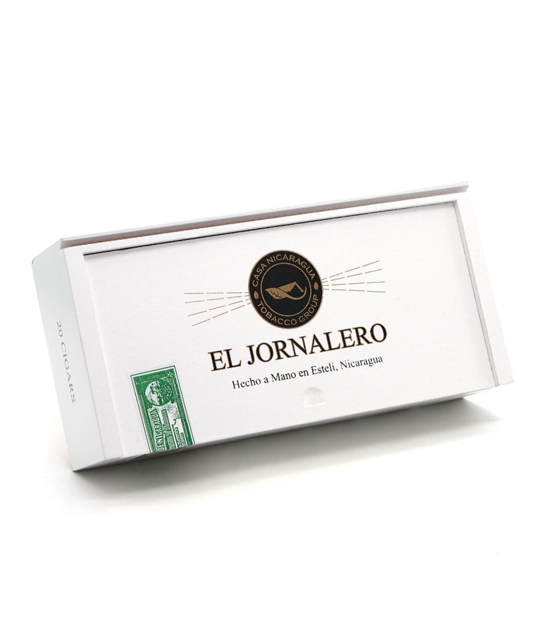 Casa Nicaragua El Jornalero Short Gordo Cigar Box View 3 from AuCigars, premium Cuban cigar