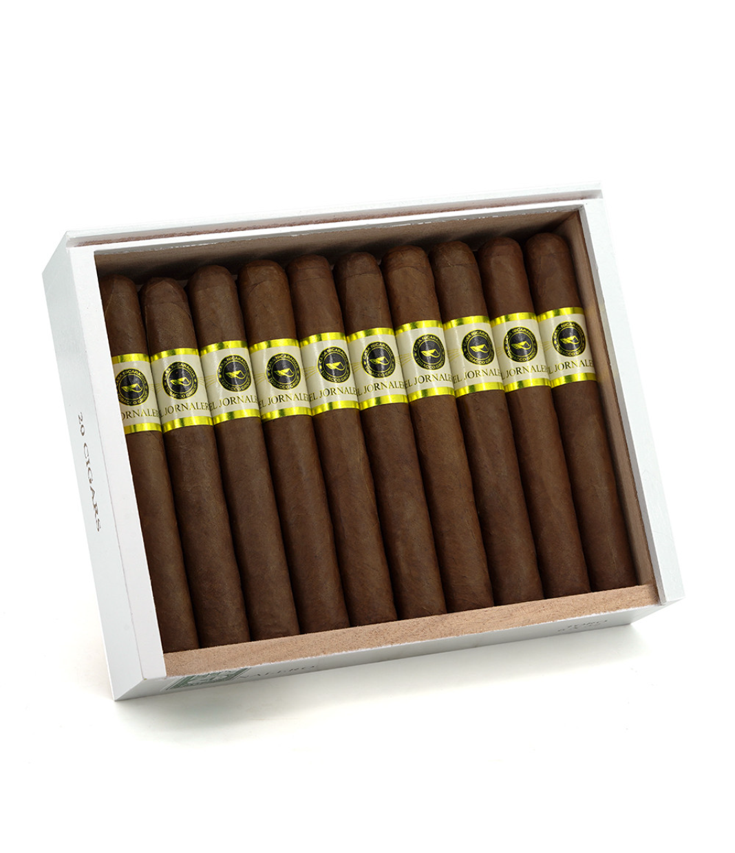 Casa Nicaragua El Jornalero Toro Cigar Box of 20 close-up from AuCigars, premium Cuban cigar