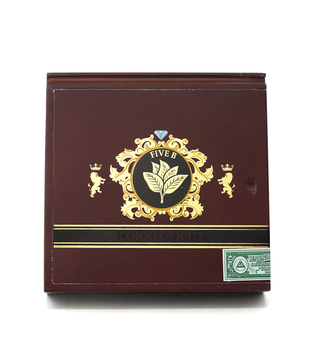 Casa Nicaragua Five B Churchill Cigar Box View 4 from AuCigars, premium Cuban cigar
