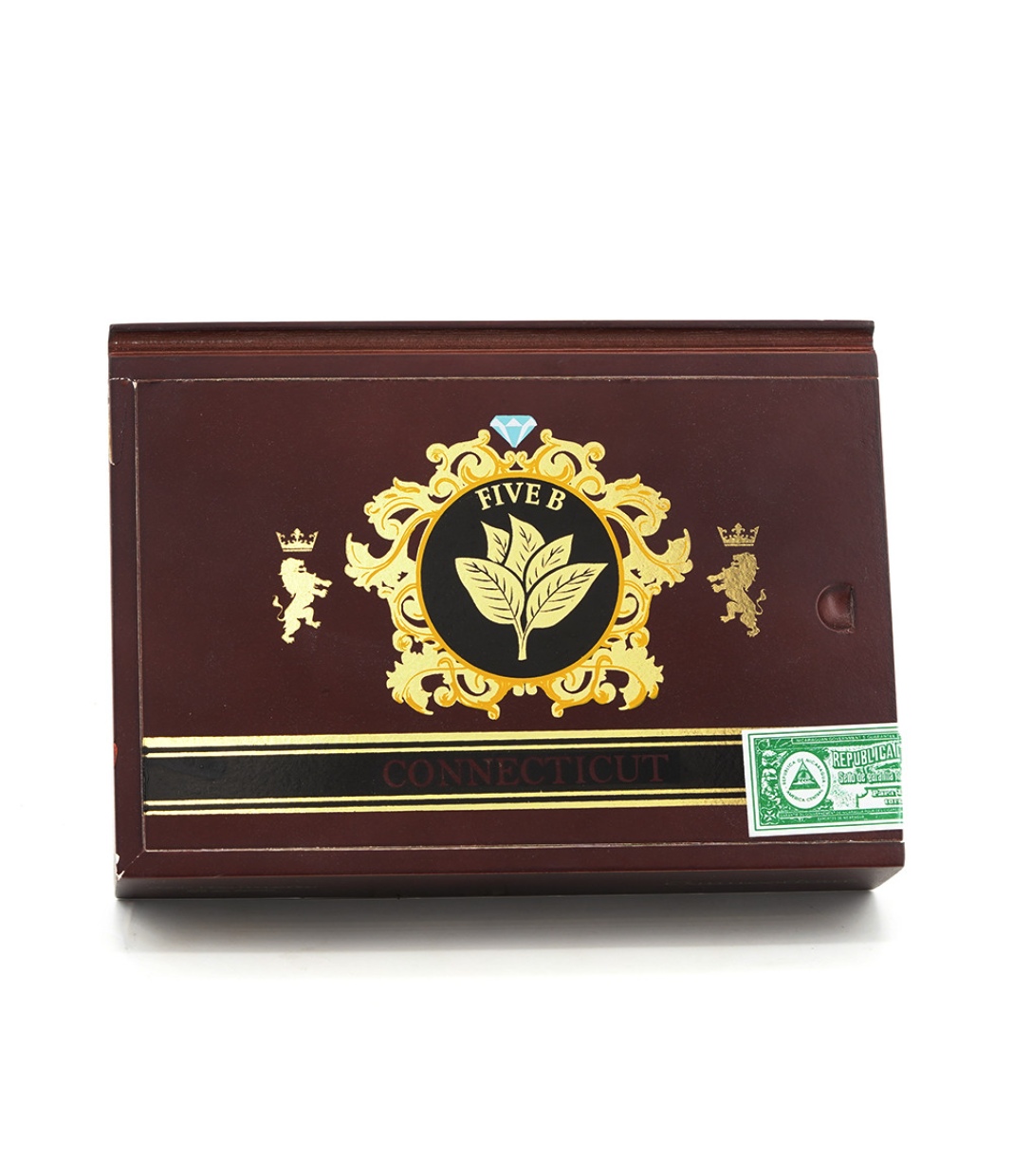 Casa Nicaragua Five B Robusto Cigar Box View 4 from AuCigars, premium Cuban cigar