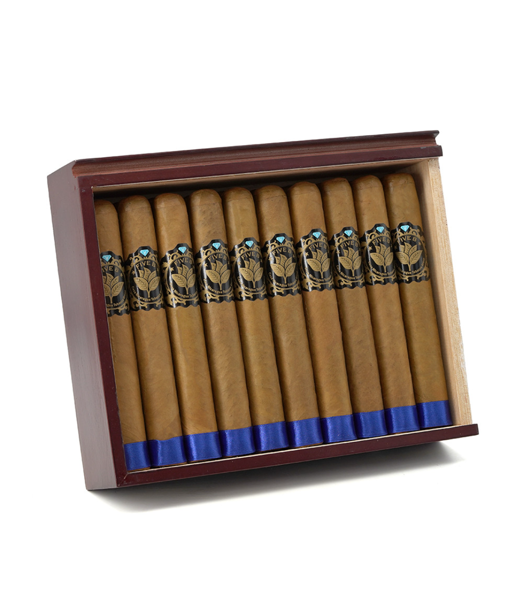 Casa Nicaragua Five B Sublime Cigar Box of 20 close-up from AuCigars, premium Cuban cigar