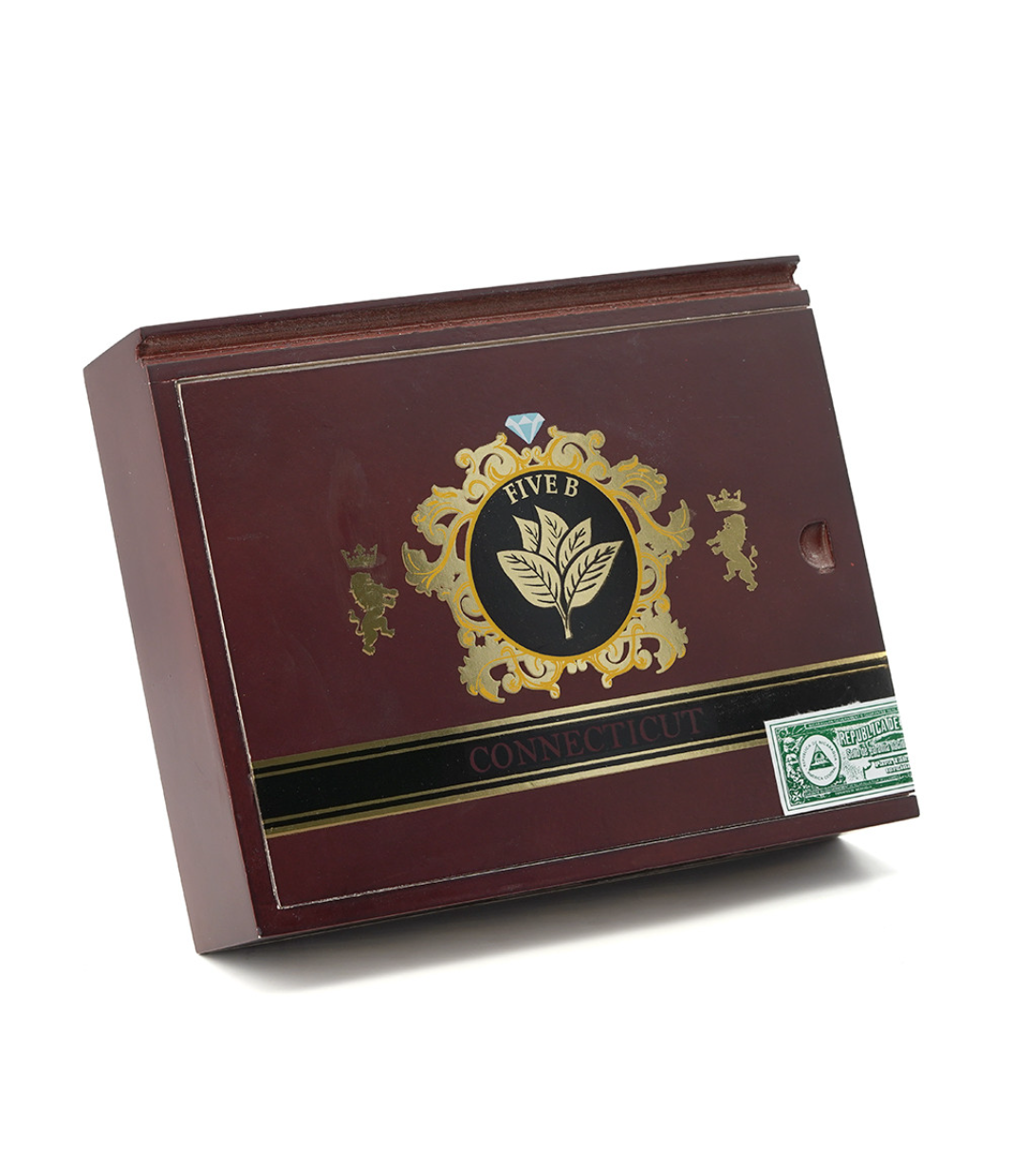 Casa Nicaragua Five B Torpedo Cigar Box View 3 from AuCigars, premium Cuban cigar