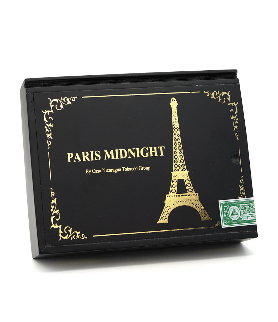 Casa Nicaragua Paris Midnight Esplendido Cigar Box View 3 from AuCigars, premium Cuban cigar