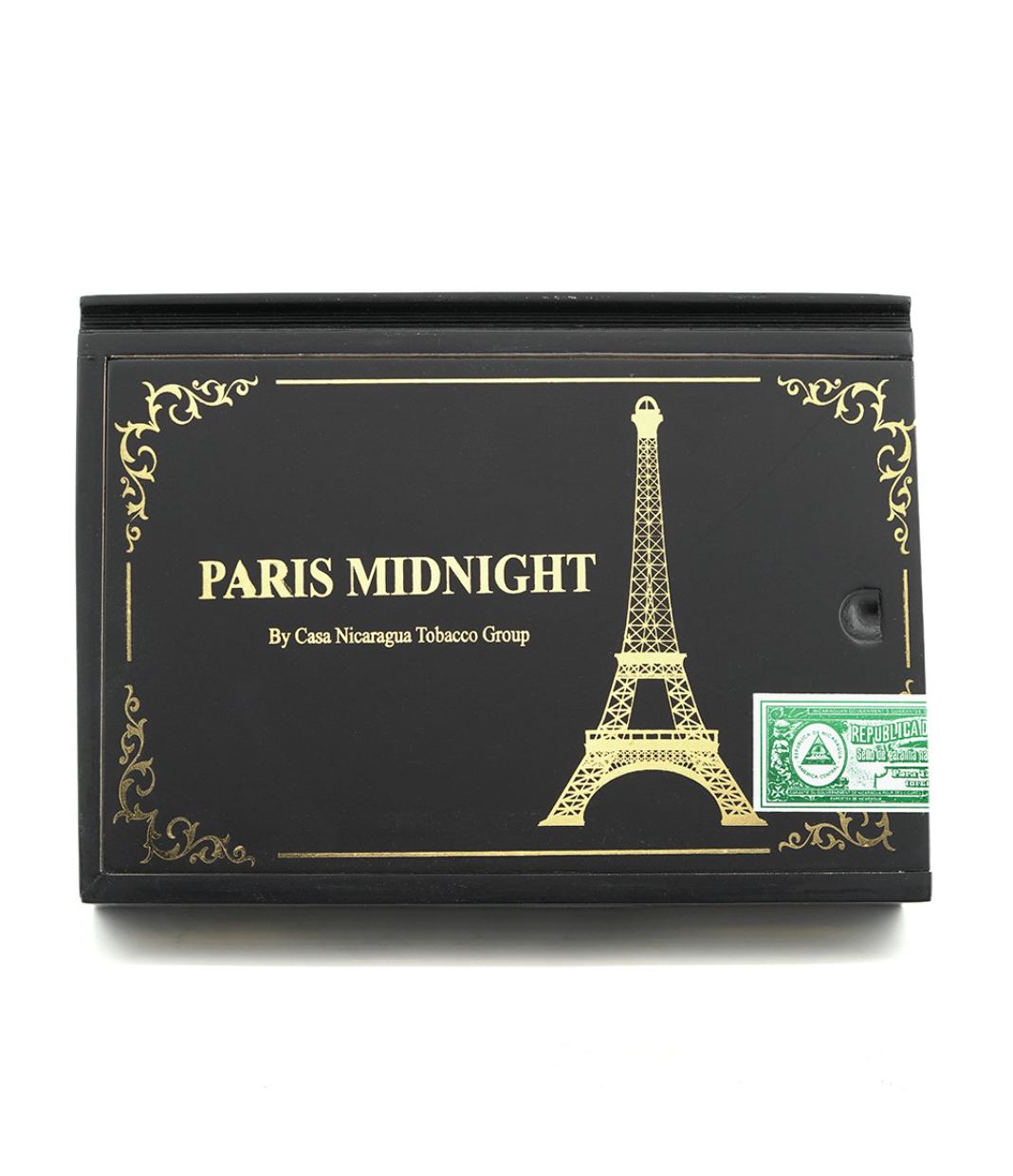 Casa Nicaragua Paris Midnight Gordo Cigar Box View 4 from AuCigars, premium Cuban cigar