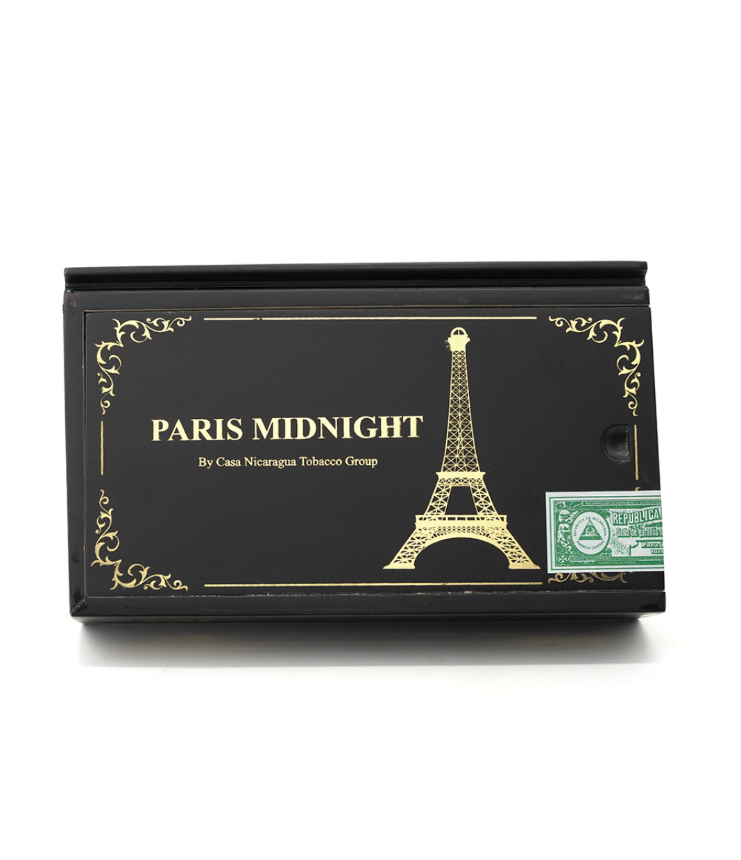 Casa Nicaragua Paris Midnight Petit Toro Cigar Box View 4 from AuCigars, premium Cuban cigar