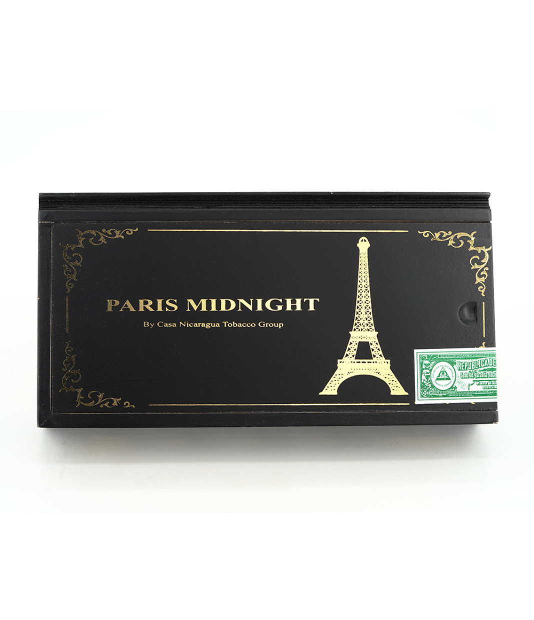 Casa Nicaragua Paris Midnight Short Gordo Cigar Box View 4 from AuCigars, premium Cuban cigar