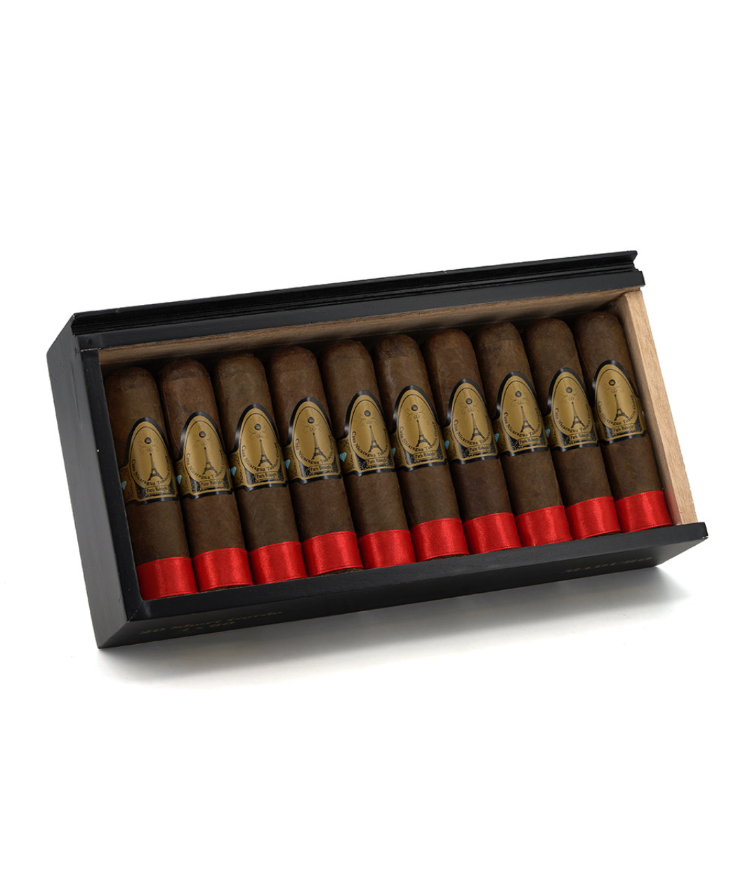 Casa Nicaragua Paris Midnight Short Gordo Cigar Box of 20 close-up from AuCigars, premium Cuban cigar